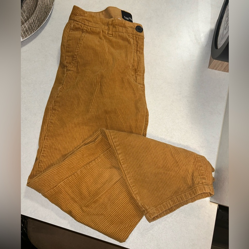 Mustard color corduroy frank and oak pants